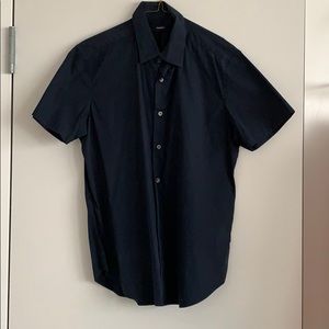Theory Men’s Short Sleeve Casual Button Down Shirt